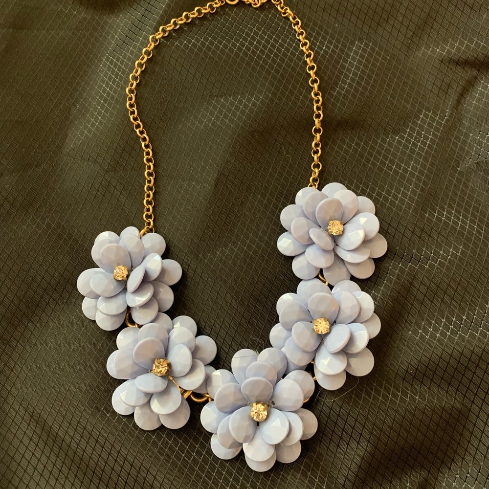 J. Crew Flower Necklace